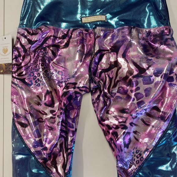 Pink Zebra High Waist Water Legging - Picture 3 of 4